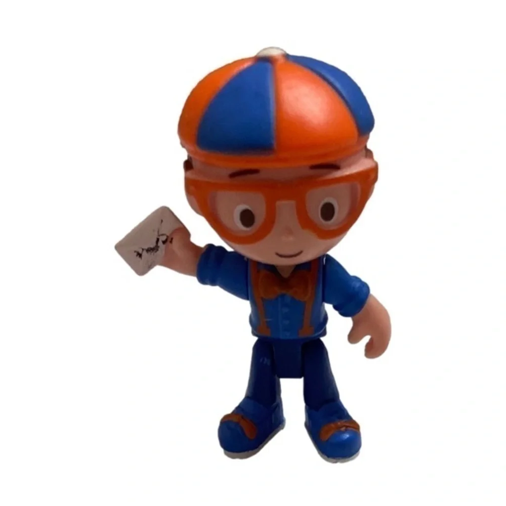 3” Blippi Action Figures Kideo Jazwares Shows Some Discoloration GUC